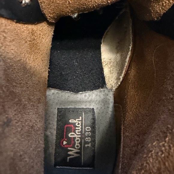 Like NEW! $379 Woolrich Yankee USA Made Moc Toe Black Horween Leather Boot 8 main image 4